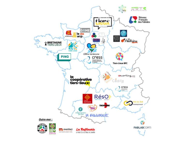 Structuration des réseaux régionaux de tiers-lieux